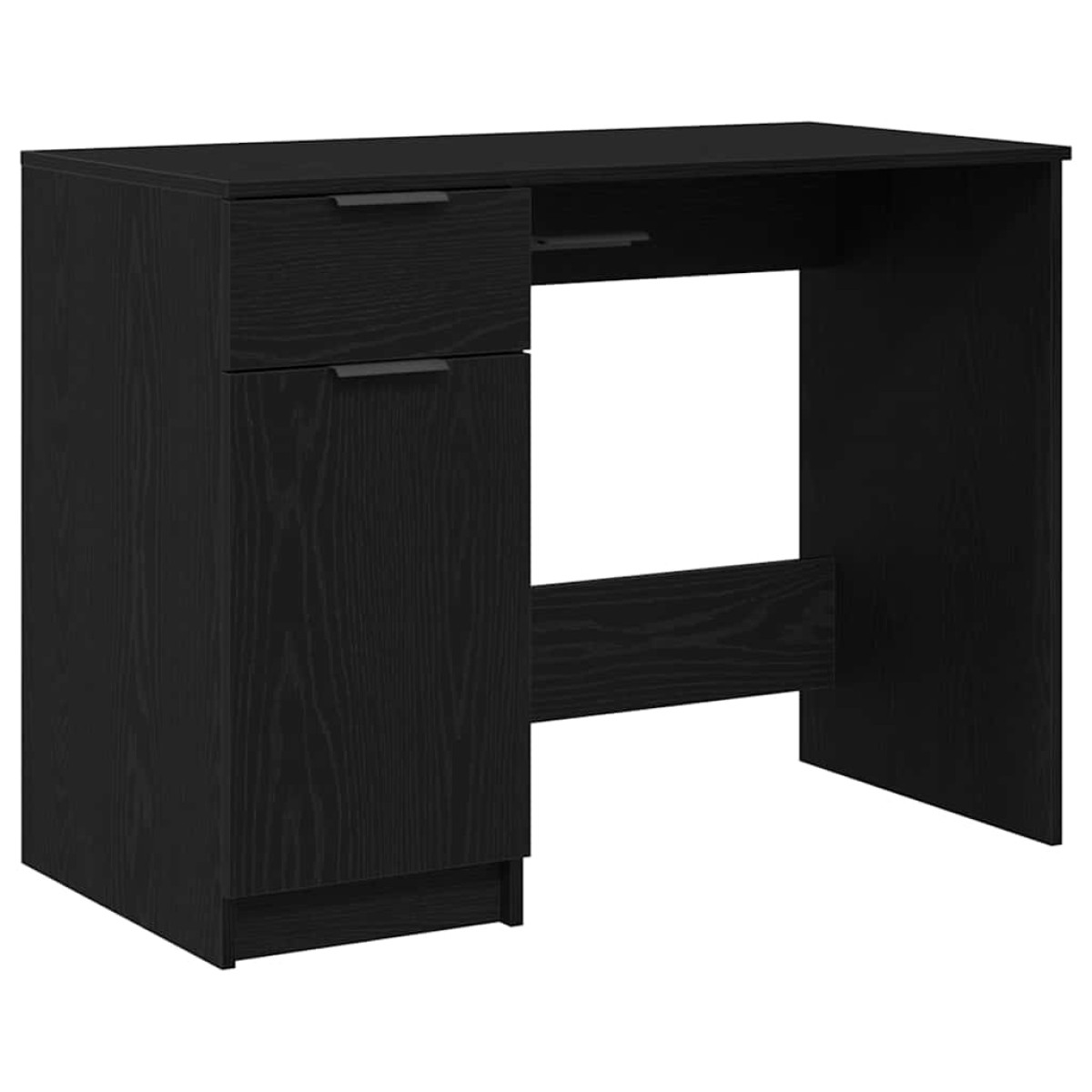 vidaXL Γραφείο Μαύρη Οξυά Επεξεργασμένο Ξύλο 100 x 50 x 75 cm