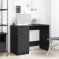 vidaXL Γραφείο Μαύρη Οξυά Επεξεργασμένο Ξύλο 100 x 50 x 75 cm