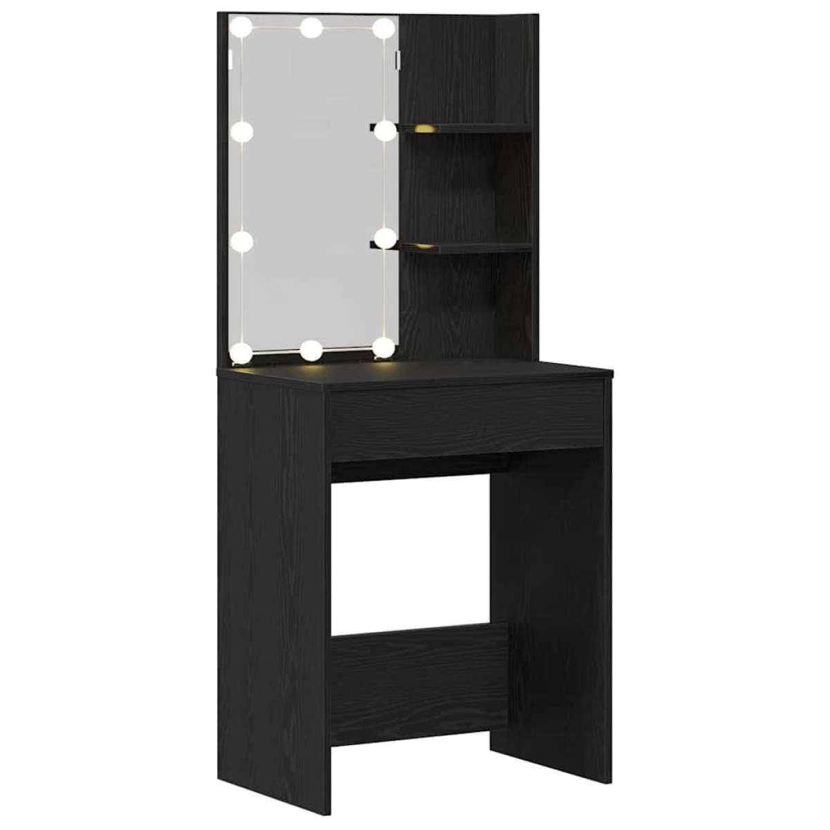 vidaXL Τραπέζι περιποίησης Μαύρη Οξυά 60 x 40 x 140 cm