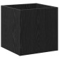 vidaXL Γλάστρα Μαύρη Οξυά 40 x 40 x 40 cm Επεξεργασμένο Ξύλο