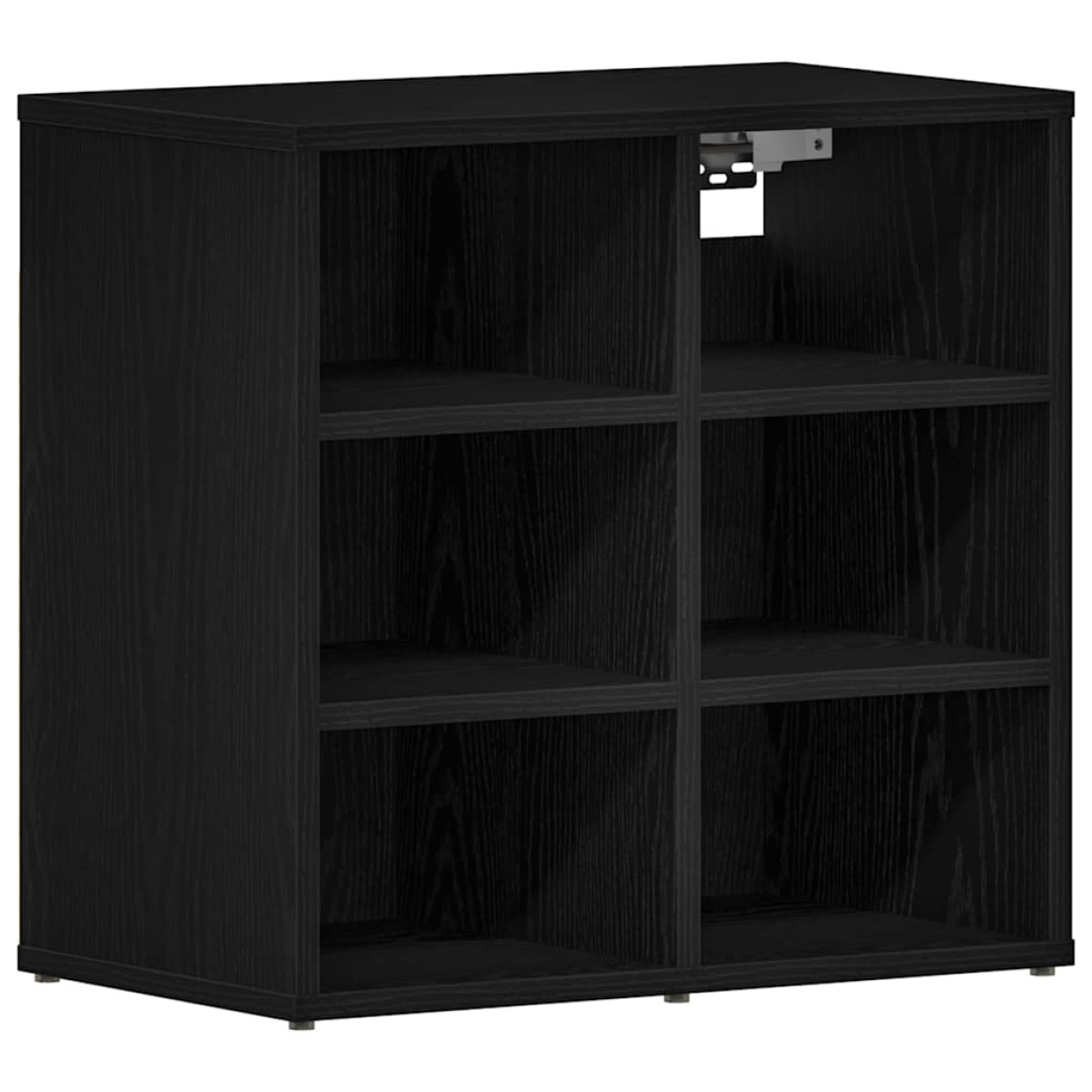 vidaXL Ντουλάπα Παπουτσιών 2 τμχ. 52 x 30 x 50,5 εκ. Μαύρη Οξυά