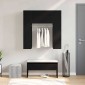 vidaXL Ντουλάπα διαδρόμου με ράφι Μαύρη Οξυά 97,5 x 37 x 99 εκ.