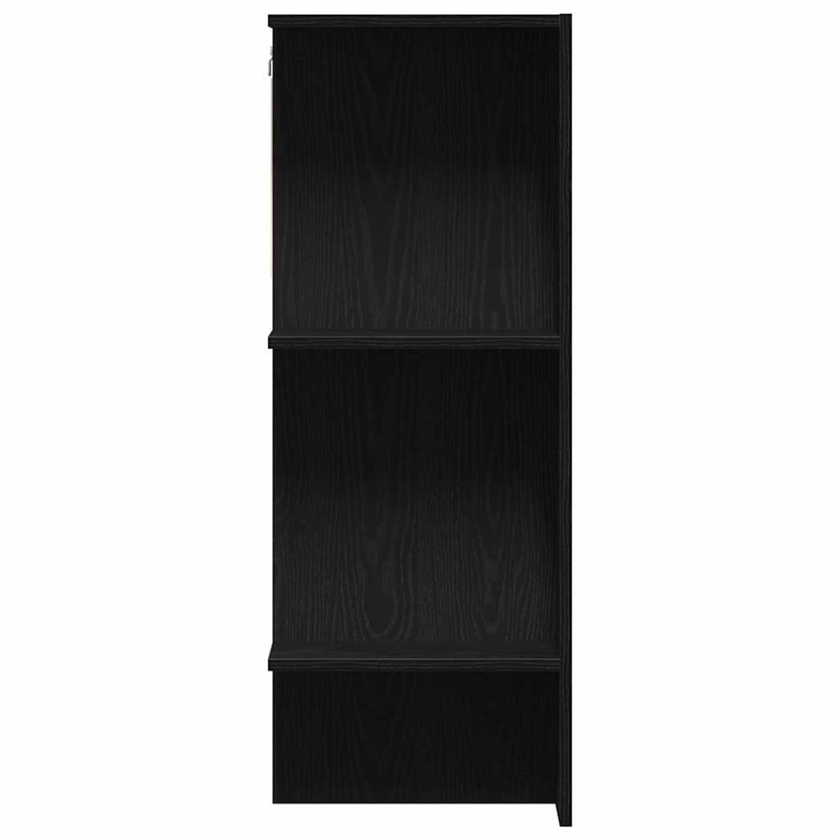 vidaXL Ντουλάπα διαδρόμου με ράφι Μαύρη Οξυά 97,5 x 37 x 99 εκ.