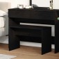 vidaXL Σκαμπό Ντυσίματος Μαύρη δρυς 70 x 35 x 45 εκ.
