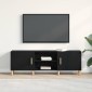 vidaXL Ντουλάπι TV 150 x 30 x 50 εκ Μαύρη Οξυά Επεξεργασμένο Ξύλο