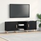 vidaXL Ντουλάπι TV 150 x 30 x 50 εκ Μαύρη Οξυά Επεξεργασμένο Ξύλο
