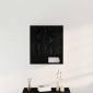 vidaXL Ντουλάπα Τοίχου 60 x 30 x 70 εκ. Επεξεργασμένο Ξύλο Μαύρη Οξυά