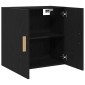 vidaXL Ντουλάπα Τοίχου 60 x 30 x 60 cm Επεξεργασμένο Ξύλο Μαύρη Οξυά