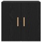 vidaXL Ντουλάπα Τοίχου 60 x 30 x 60 cm Επεξεργασμένο Ξύλο Μαύρη Οξυά