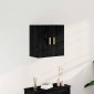 vidaXL Ντουλάπα Τοίχου 60 x 30 x 60 cm Επεξεργασμένο Ξύλο Μαύρη Οξυά