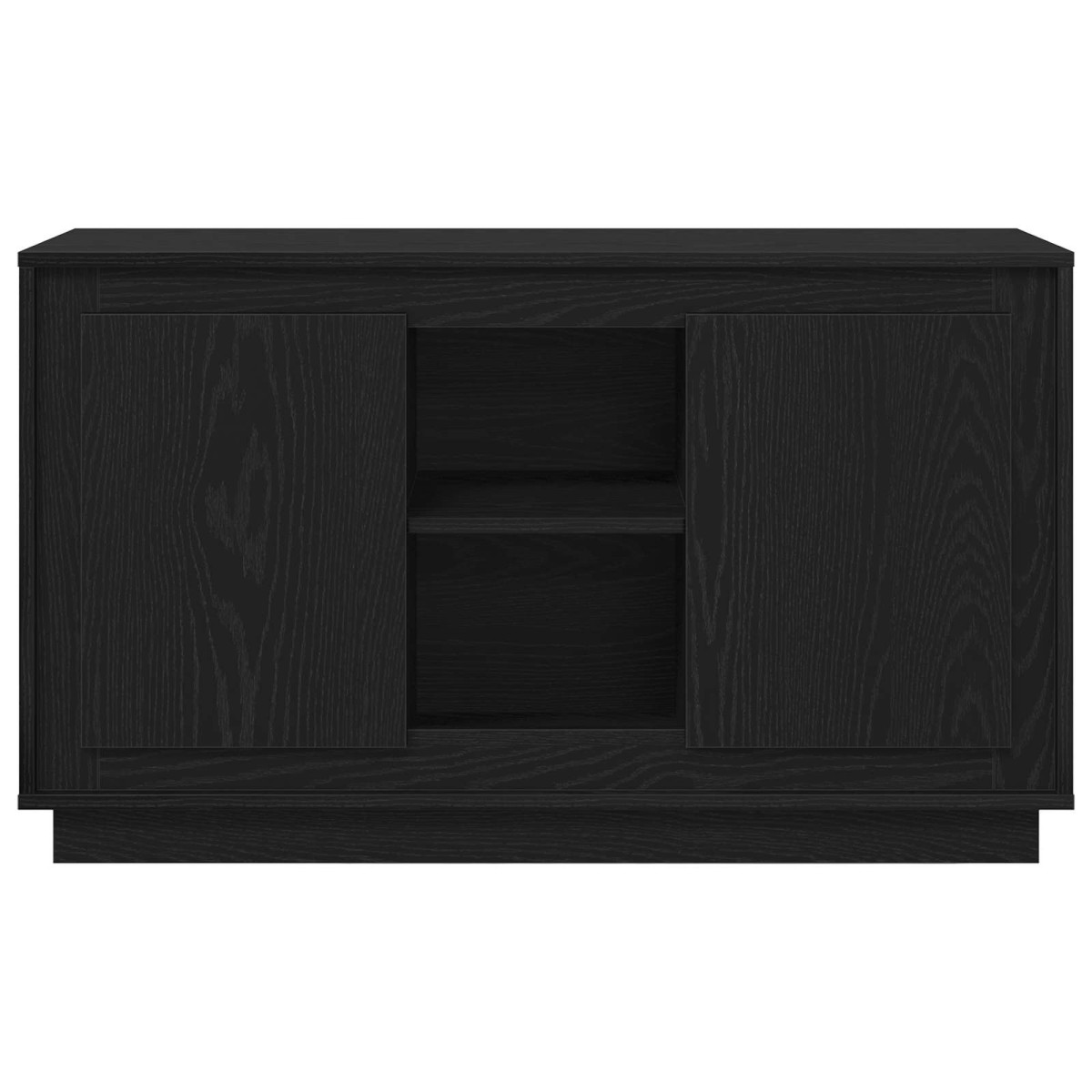 vidaXL Πλαϊνό γραφείο Μαύρη Οξυά 102 x 35 x 60 εκ Επεξεργασμένο Ξύλο