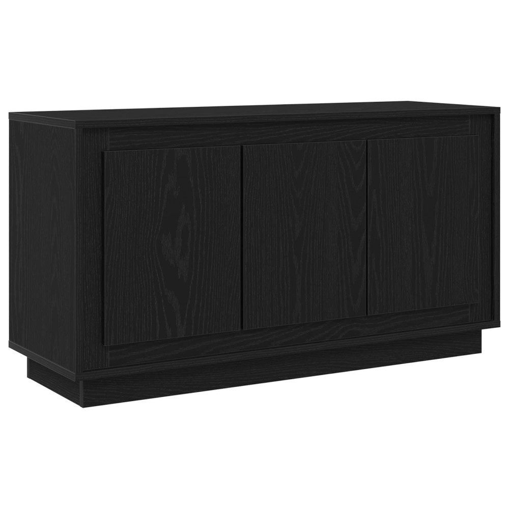 vidaXL Πλαϊνό γραφείο Μαύρη Οξυά 102 x 35 x 55 εκ. Επεξεργασμένο Ξύλο