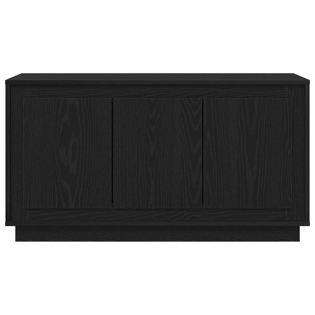 vidaXL Πλαϊνό γραφείο Μαύρη Οξυά 102 x 35 x 55 εκ. Επεξεργασμένο Ξύλο
