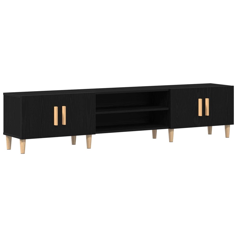 vidaXL Ντουλάπι TV 180 x 31,5 x 40 εκ. Μαύρη Οξυά Επεξεργασμένο Ξύλο