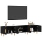 vidaXL Ντουλάπι TV 180 x 31,5 x 40 εκ. Μαύρη Οξυά Επεξεργασμένο Ξύλο