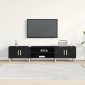 vidaXL Ντουλάπι TV 180 x 31,5 x 40 εκ. Μαύρη Οξυά Επεξεργασμένο Ξύλο