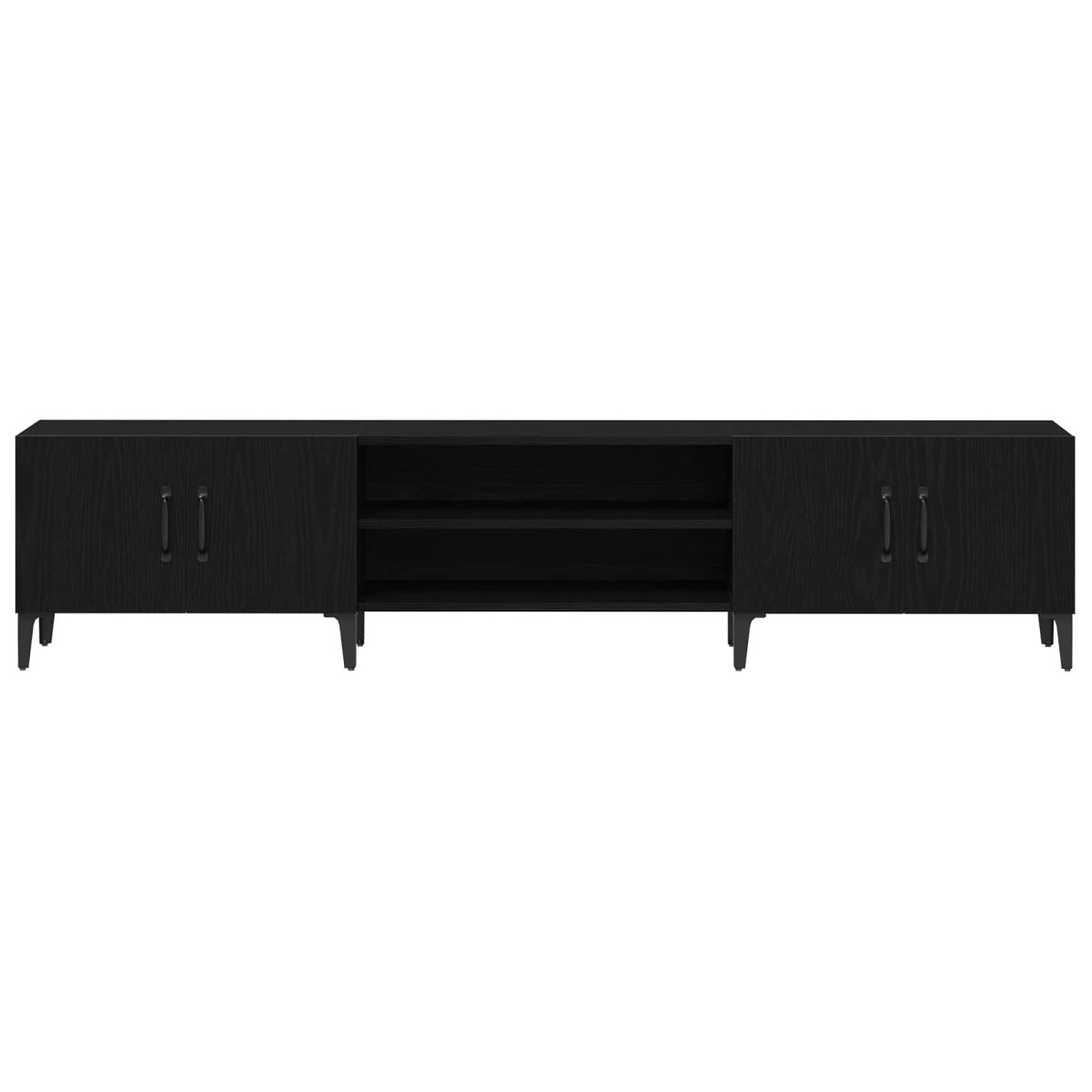 vidaXL Ντουλάπι TV 180 x 31,5 x 40 εκ. Μαύρη Οξυά Επεξεργασμένο Ξύλο