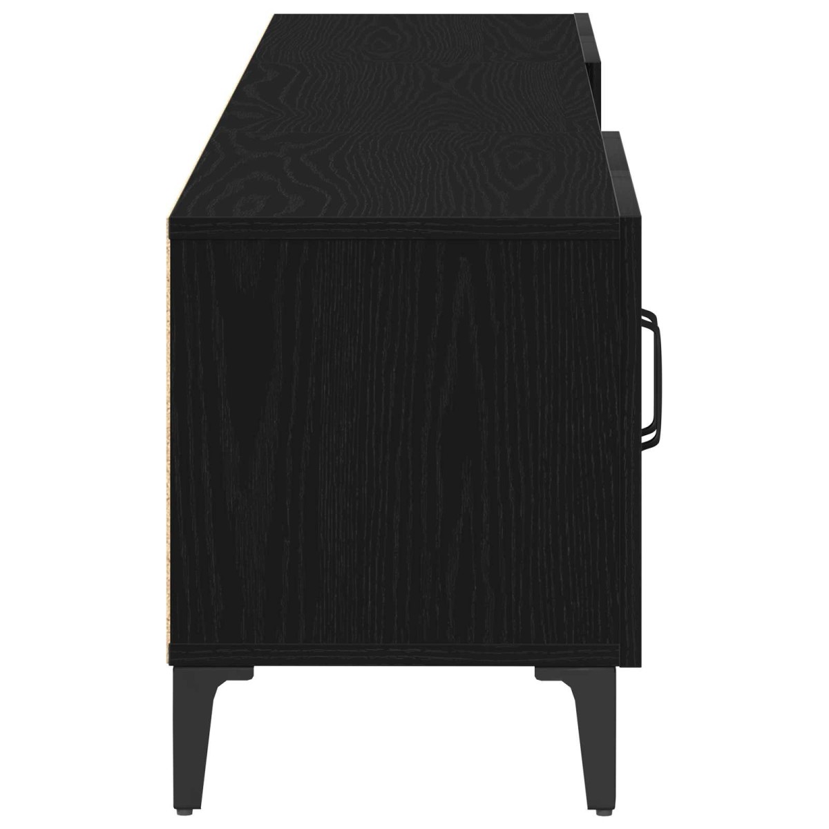 vidaXL Ντουλάπι TV 180 x 31,5 x 40 εκ. Μαύρη Οξυά Επεξεργασμένο Ξύλο