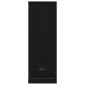 vidaXL Highboard Μαύρη Οξυά 36 x 35.5 x 103.5 εκ. Επεξεργασμένο Ξύλο