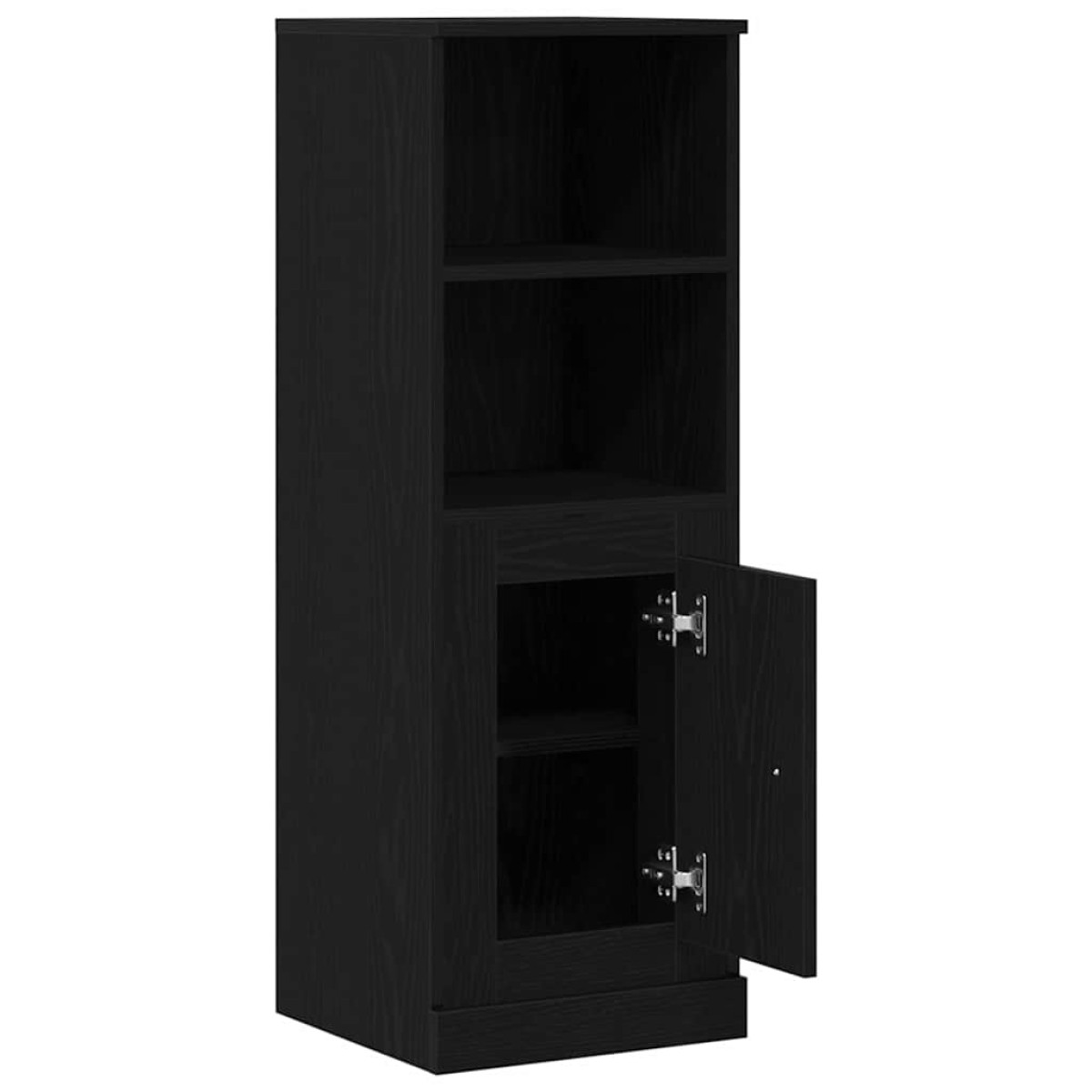 vidaXL Μπουφές Μαύρη Οξυά 36 x 35.5 x 103.5 εκ Επεξεργασμένο Ξύλο