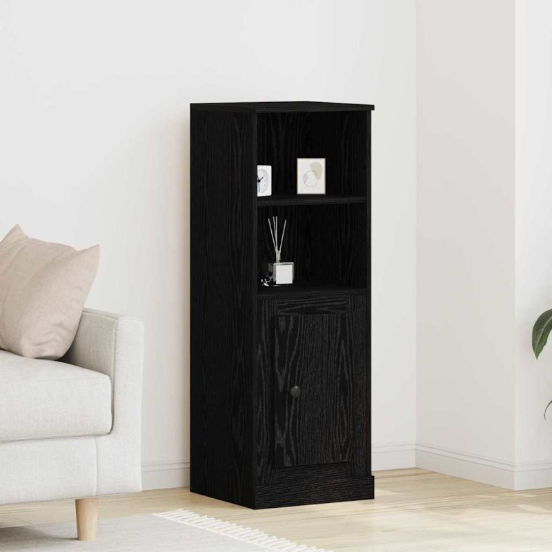 vidaXL Μπουφές Μαύρη Οξυά 36 x 35.5 x 103.5 εκ Επεξεργασμένο Ξύλο
