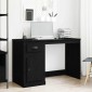 vidaXL Γραφείο Μαύρη Οξυά 50 x 115 x 75 εκ. Επεξεργασμένο Ξύλο