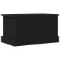 vidaXL Κουτί αποθήκευσης Μαύρη δρυς 50 x 30 x 28 cm Επεξεργασμένο Ξύλο