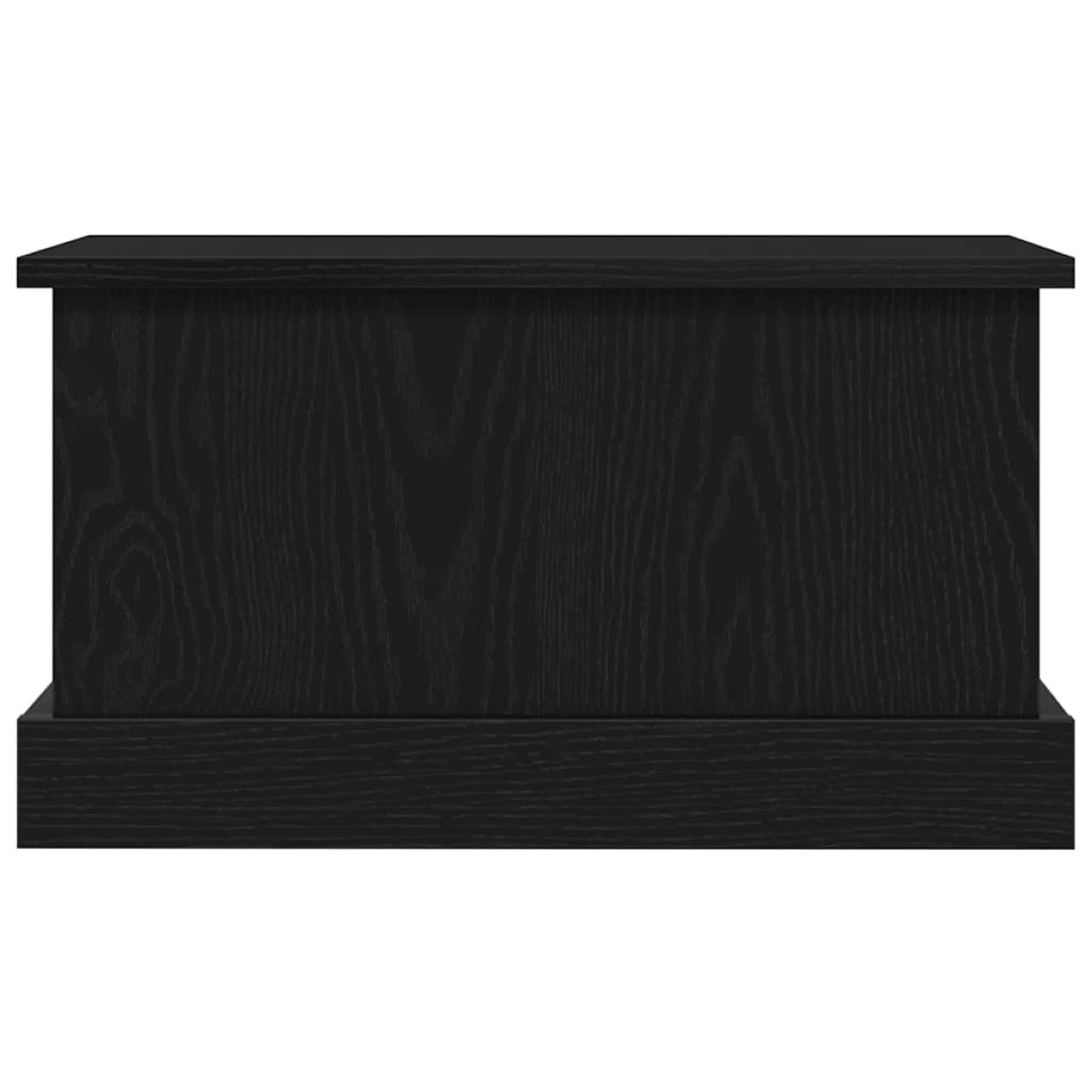vidaXL Κουτί αποθήκευσης Μαύρη δρυς 50 x 30 x 28 cm Επεξεργασμένο Ξύλο