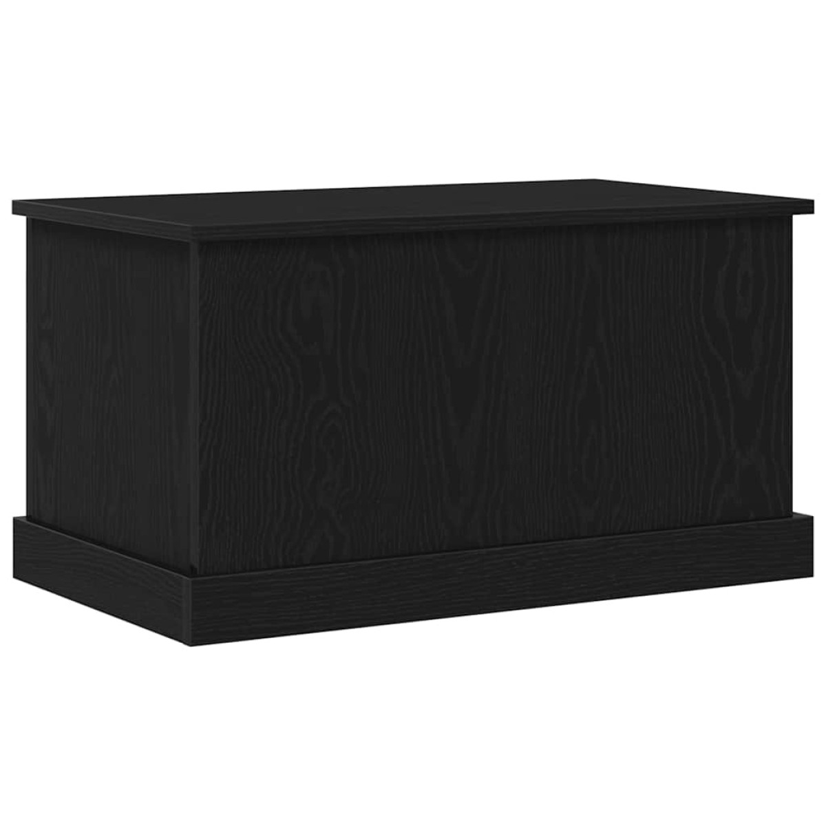 vidaXL Κουτί αποθήκευσης Μαύρη δρυς 70 x 40 x 38 cm Επεξεργασμένο Ξύλο