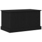 vidaXL Κουτί αποθήκευσης Μαύρη δρυς 70 x 40 x 38 cm Επεξεργασμένο Ξύλο