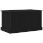 vidaXL Κουτί αποθήκευσης Μαύρη δρυς 70 x 40 x 38 cm Επεξεργασμένο Ξύλο