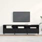vidaXL Ντουλάπι TV 150 x 30 x 44,5 εκ. Μαύρη Οξυά Επεξεργασμένο Ξύλο