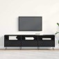vidaXL Ντουλάπι TV 150 x 30 x 44,5 εκ. Μαύρη Οξυά Επεξεργασμένο Ξύλο