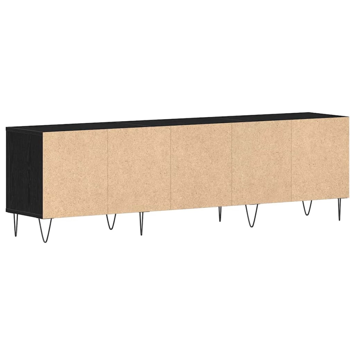 vidaXL Ντουλάπι TV 150 x 30 x 44,5 εκ. Μαύρη Οξυά Επεξεργασμένο Ξύλο