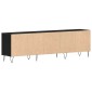 vidaXL Ντουλάπι TV 150 x 30 x 44,5 εκ. Μαύρη Οξυά Επεξεργασμένο Ξύλο
