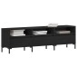 vidaXL Ντουλάπι TV 150 x 30 x 44,5 εκ. Μαύρη Οξυά Επεξεργασμένο Ξύλο