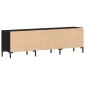 vidaXL Ντουλάπι TV 150 x 30 x 44,5 εκ. Μαύρη Οξυά Επεξεργασμένο Ξύλο