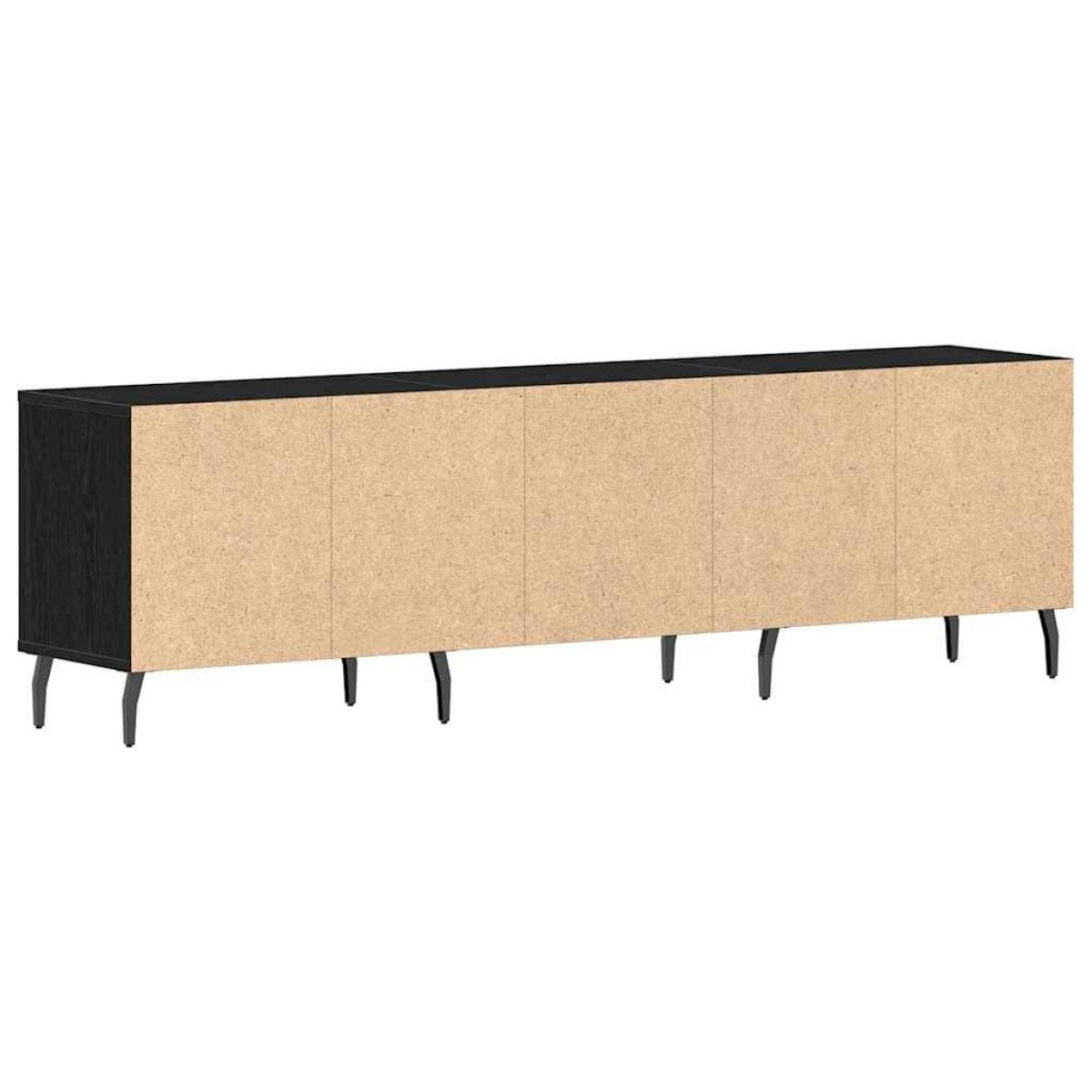 vidaXL Ντουλάπι TV 150 x 30 x 44,5 εκ. Μαύρη Οξυά Επεξεργασμένο Ξύλο
