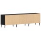 vidaXL Ντουλάπι TV 150 x 30 x 44,5 εκ. Μαύρη Οξυά Επεξεργασμένο Ξύλο