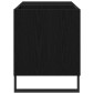 vidaXL Ντουλάπι δίσκων βινυλίου Μαύρη Οξυά 85 x 38 x 48 εκ