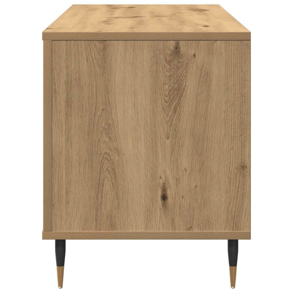 vidaXL Ντουλάπι δίσκων βινυλίου artisan δρυς 100 x 38 x 48 εκ.