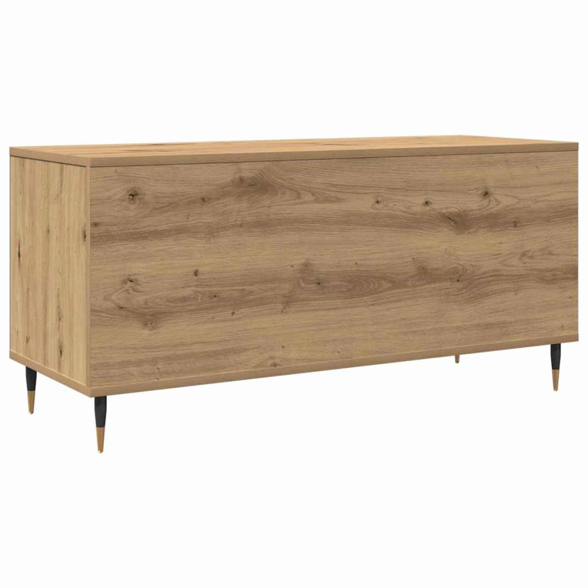 vidaXL Ντουλάπι δίσκων βινυλίου artisan δρυς 100 x 38 x 48 εκ.