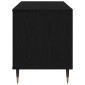 vidaXL Ντουλάπι δίσκων βινυλίου Μαύρη Οξυά 100 x 38 x 48 εκ.