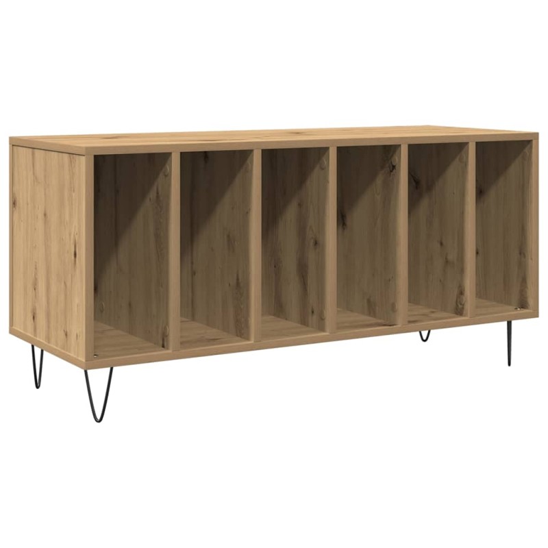 vidaXL Ντουλάπι δίσκων βινυλίου artisan δρυς 100 x 38 x 48 εκ.