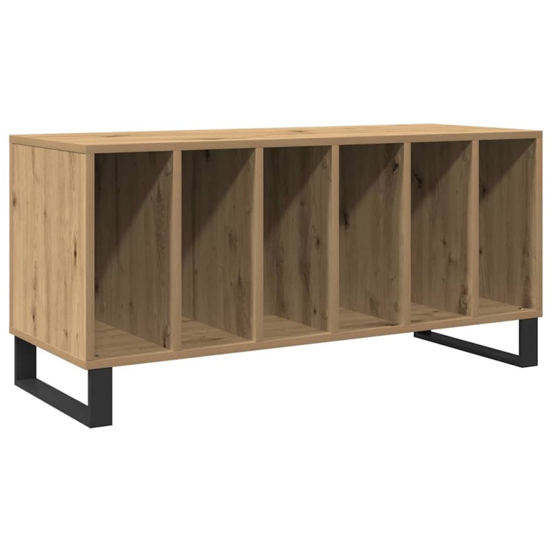 vidaXL Ντουλάπι δίσκων βινυλίου artisan δρυς 100 x 38 x 48 εκ.