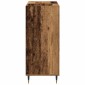 vidaXL Ντουλάπι δίσκων βινυλίου Παλαιό ξύλο 85 x 38 x 89 εκ.