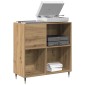 vidaXL Ντουλάπι δίσκων βινυλίου artisan δρυς 85 x 38 x 89 εκ.