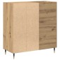 vidaXL Ντουλάπι δίσκων βινυλίου artisan δρυς 85 x 38 x 89 εκ.