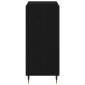 vidaXL Ντουλάπι δίσκων βινυλίου Μαύρη Οξυά 85 x 38 x 89 εκ.