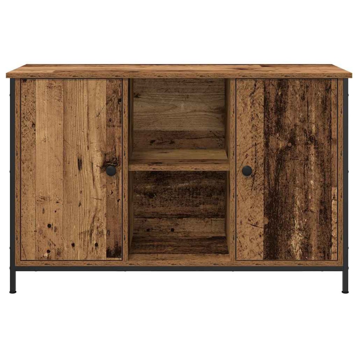 vidaXL Σετ επίπλου τηλεόρασης 101 x 35 x 65 εκ Παλιό Ξύλο